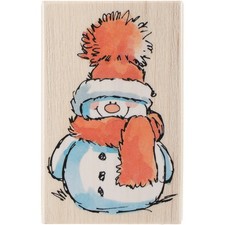 Penny Black 2521K Mounted Rubber Stamp 2.5"X3.75"-Snowy