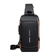 Anti-theft Sling Bag Business Men Bag Chest Crossbody bags with USB Charging ...