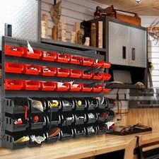 Wall Mounted Storage Bins Cube Baskets for Warehouse Small Hardware Parts