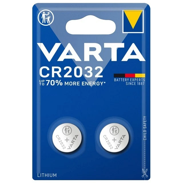 VARTA CR2032 LTHUM BATTERES 3V CON CELL BUTTON DL2032 E-CR2032 EXP - Foto 3