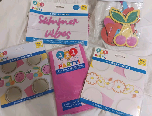 Lotto decorazioni per feste primaverili Summer Vibes - Foto 1 di 7