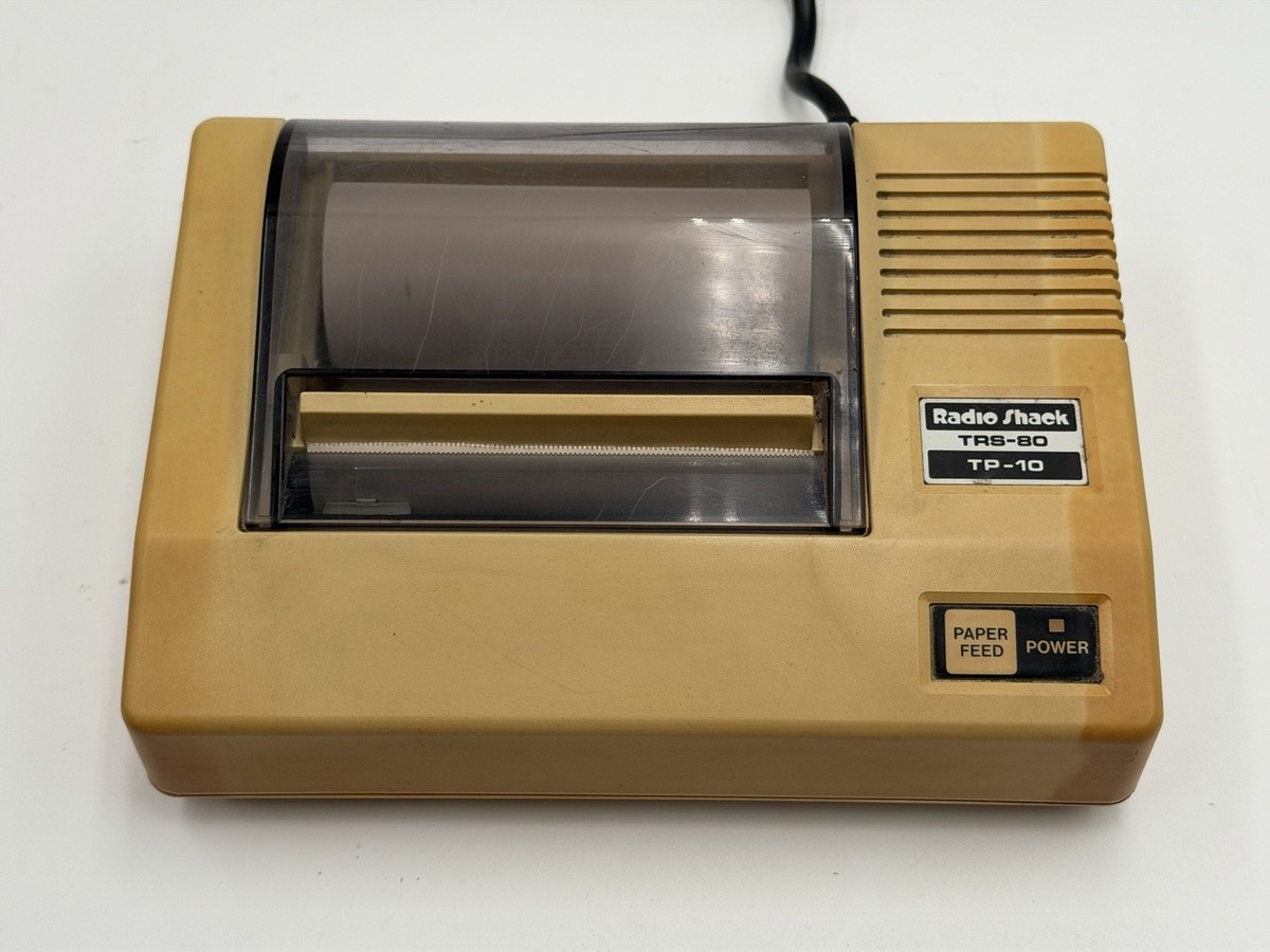 TRS-80 Thermal Printer TP-10 Powers On AS IS | eBay