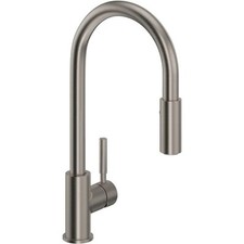 Rohl R7520 Lux 1.8 GPM 1 Hole Pull Down Kitchen Sink Faucet - Stainless Steel