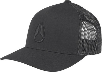 NIXON Cap Kappe Mütze ICONED TRUCKER Cap 2026 black/black Basecap