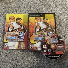 Capcom vs SNK 2 (Sony PlayStation 2 PS2, 2001) Complete CIB with Manual Tested