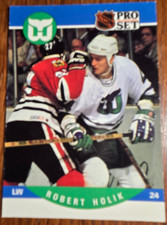 1990-91 Pro Set Robert Holik Rookie Card RC #609 Hartford Whalers Mint