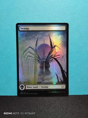 FOIL FULLART Swamp / Sumpf - MTG Magic