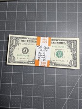 Mixed Bundle 50 FRN Star Notes, Series Varies, 18-H, 19-G, 8-A, 5-B