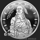 2026 Silver Shield TECUMSEH - 1oz Proof - #4 in the "CHIEFS" Series - Pre-Sale