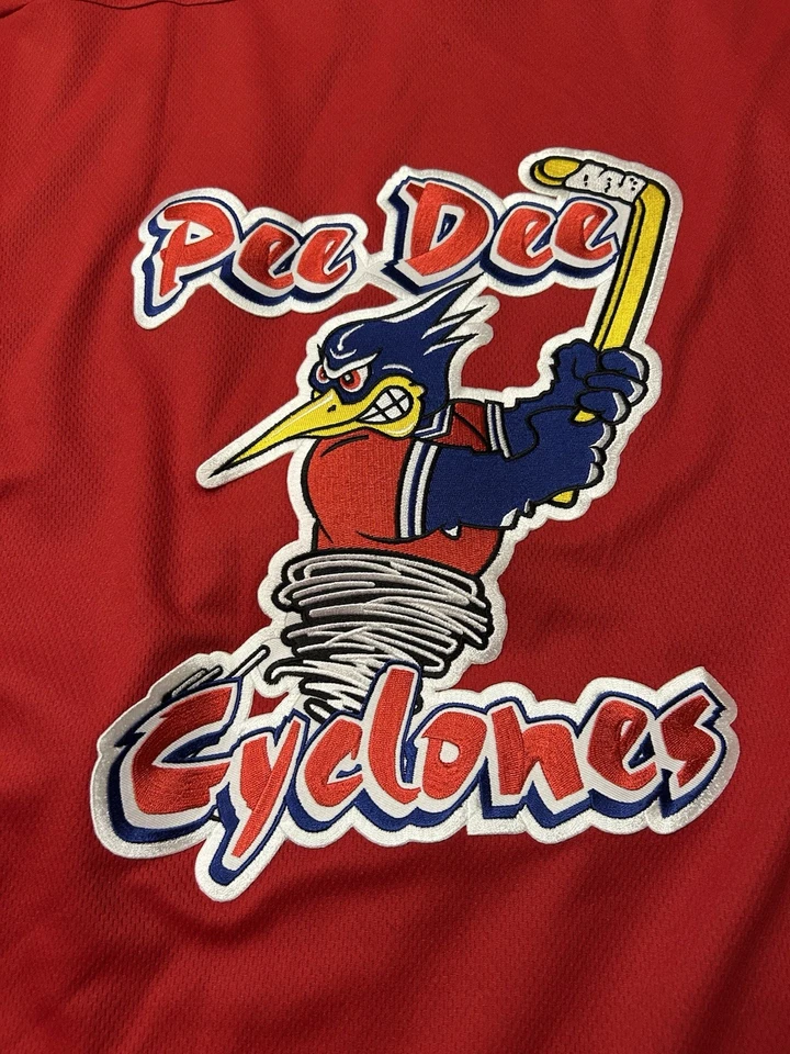 CAMISETA DE HOCKEY DE LIGAS MENORES DESAPARECIDA ECHL PEE DEE CYCLONES USADA EN EXCELENTE ESTADO PARA HOMBRE 2XL OT DEPORTES Foto 2 de 4