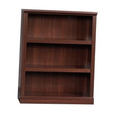 Miscellaneous Storage 3-Shelf Bookcase/ Book shelf, Select Cherry Finish