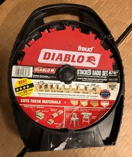 DIABLO 8in. x 12-Teeth Carbide Stacked Dado Saw Blade Set