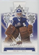 2017 Upper Deck Toronto Maple Leafs Centennial Blue Die-Cut Allan Bester 0d7y