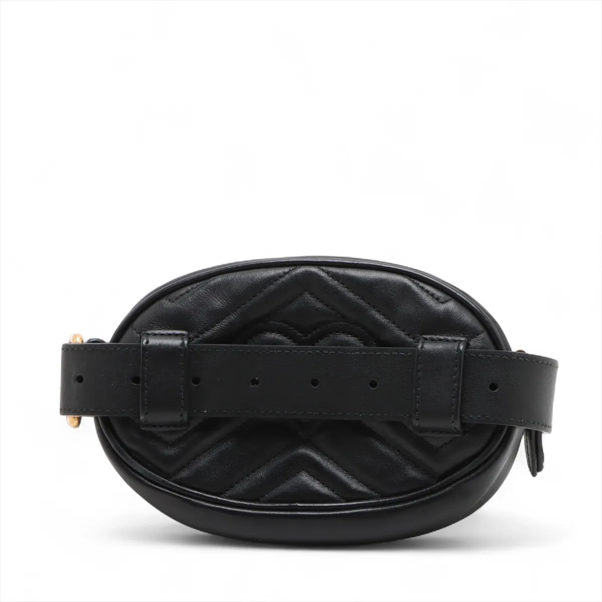 Gucci GG Marmont Leather Waist Bag Black - # image 2