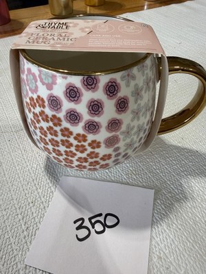 Thyme And table Floral Ceramic Mug (#350)