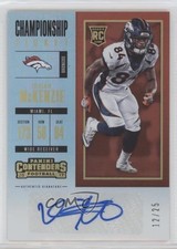 2017 Contenders Rookie Championship Ticket 12/25 Isaiah McKenzie #162 Auto 1m1a