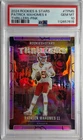 2024 PANINI ROOKIES & STARS THRILLERS PATRICK MAHOMES II PINK /75 PSA10
