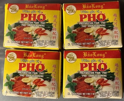 Four Pls- Spice Cube PHO Soup Seasoning 2.64 oz ( 75g Each)