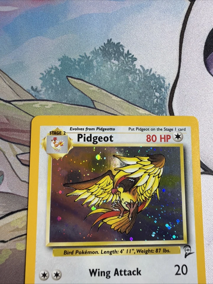2000 Pokémon TCG Pidgeot Holo 14/130 Rare Base Set 2 - Image 2 of 4