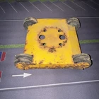 Vintage Tonka Steam Shovel Dragline Crawler Pressed Steel Parts Base Wheels