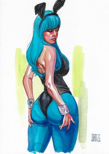 💥Bulma (09"x12") original comic art by Dan Wade - TramaStudio💥