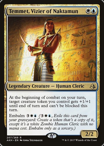 MTG Temmet, Vizier of Naktamun ** Amonkhet ** English - Picture 1 of 2