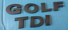 Volkswagen Golf Tdi Painted Matte Black Rear Lettering Emblems Oem Used Volkswagen Golf Tdi Painted Matte Black Rear Lettering Emblems Oem Used
