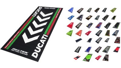Motorrad Biketek Garage Fußmatte Ducati/Kawasaki/Yamaha/Honda/Suzuki/MotoGP