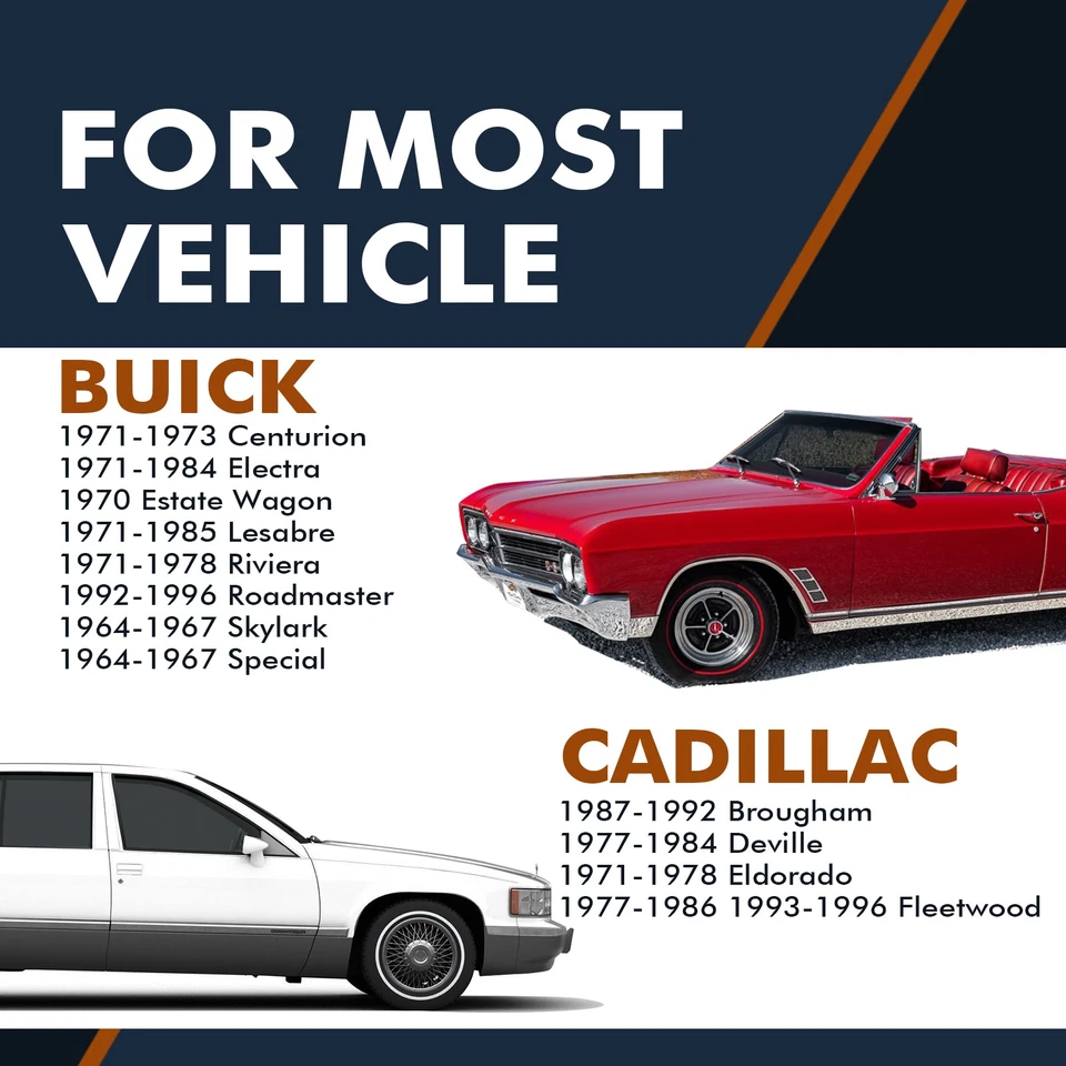 Par de 2 amortiguadores traseros para Buick Riviera 1971-1978 Foto 2 de 3