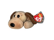 1993 Ty Beanie Baby Babies BONES The Brown Dog Style 4001 3rd/2nd gen "J" on tag