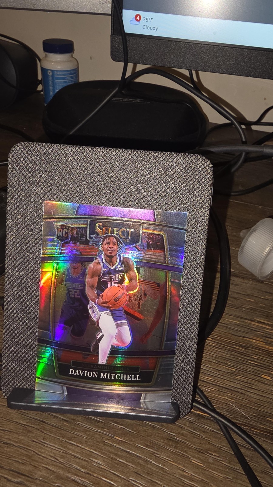 2021-22 Panini Select Davion Mitchell #23 Concourse Silver RC