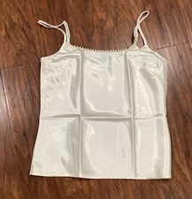 Together cream nylon camisole with lace Size 8