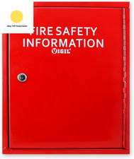 Fire Document Cabinet for Storing Safety Information - Lockable Storage B