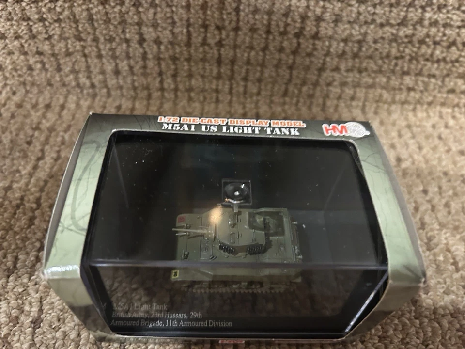 Hobby Master 1:72  M5A1 Stuart, 23rd Hussars, 11th Ad. Div. Caen 1944 No. HG4903 - Image 2 of 4