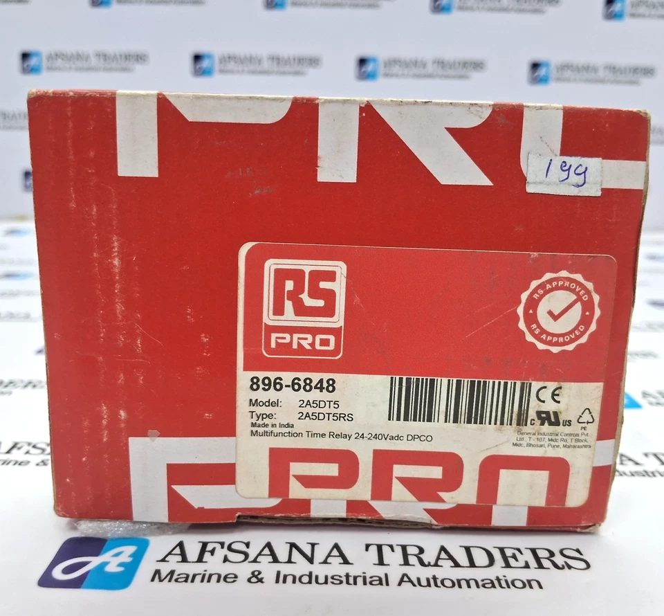 RS PRO DIN 导轨安装定时继电器 — 第 3/4 张图片