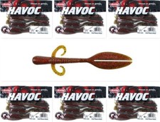 (6) Unopened Bags Packs Berkley Havoc 5" Skeet Reece Wide Load California New
