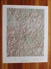 Ironton Missouri 1955 Original Vintage USGS Topo Map