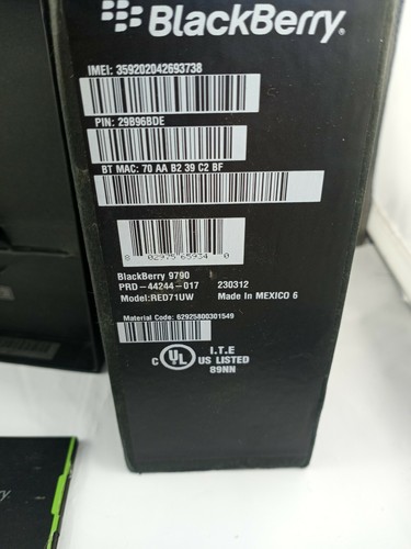 Blackberry 9790 With Box and accessories Untested ORIGINAL ACCESSORIES SEALED - Picture 11 of 12
