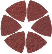 Coceca 100pcs Triangle Sanding Pads Sandpaper Hook and Loop Sanding Sheet for Wo 0.23 per gallon