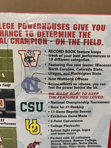 MINT College Football's National Championship II - Sega Genesis - Picture 4 of 4