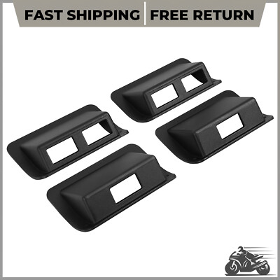 For Hummer H1 1992 - 2006 Aluminum Interior Power Window Switch Bezels Set of 4