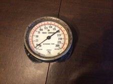 FRICK CO. by ASHCROFT 300 PSI Steam Pressure Gauge Vintage Antique Old