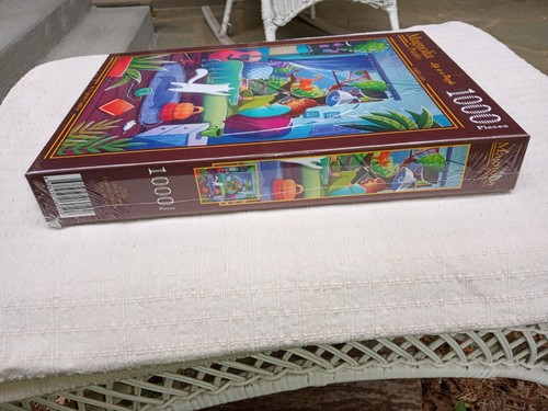 Magnolia 7051 Girls & Cats Evgenia Lumfur 1000 Piece Jigsaw Puzzle New Sealed - Picture 6 of 8