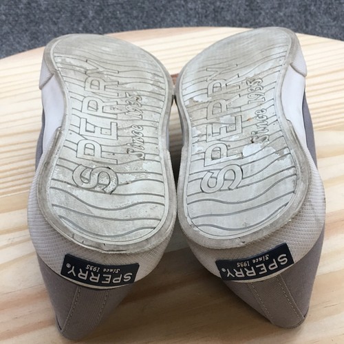 Zapatos Sperry para mujer 8 M Pier View informales de caña baja STS95729 tela gris - Imagen 9 de 15