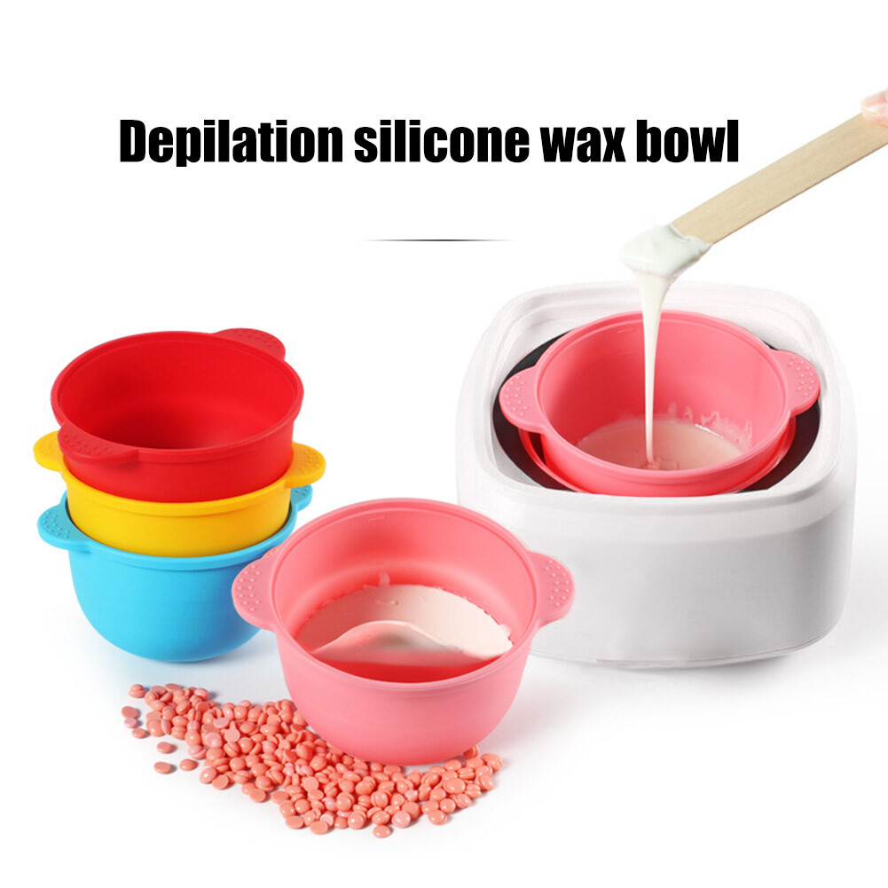 400ml Heatresisting Silicone Wax Bowls Hairs Removal Melting Waxing