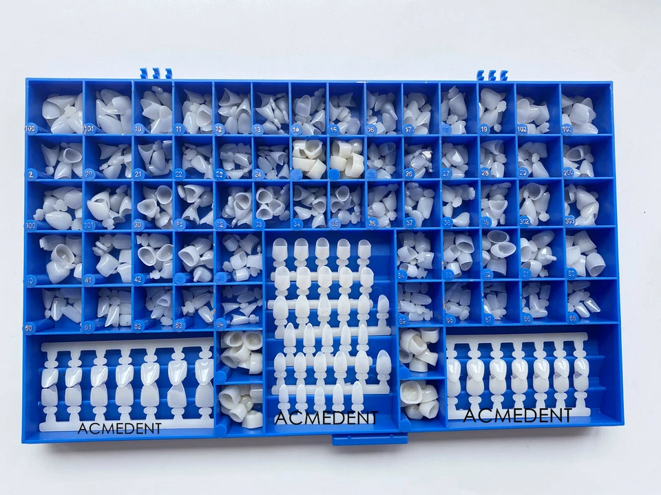 390Pcs Temporary Dental Crowns 66Size Crown Mold Guides Premolar Molars Anterior - Image 3 of 4