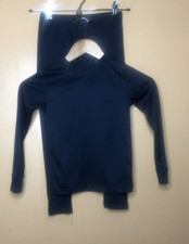 Climatesmart Boy's Size Small 2pcs Set Thermal Blue Shirt Long Sleeve Pants