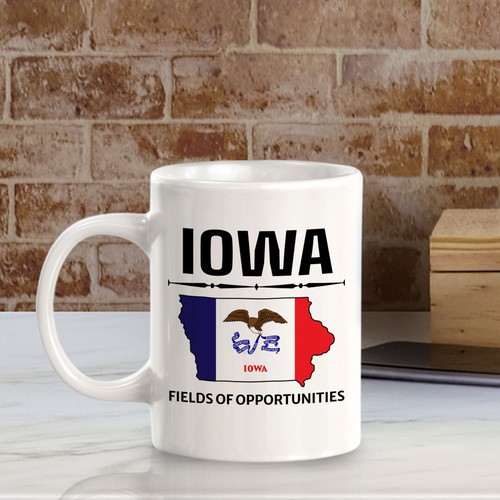 Taza de café de plástico o cerámica Designs ByLITA Iowa: Fields of Opportunities 11 oz - Imagen 5 de 18