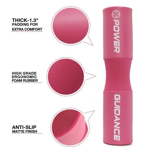 Barbell Pad Supports Squat Bar Weight Lifting Pull Up Neck Shoulder Protect gym - Picture 2 of 4
