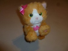 FUR REAL FRIENDS DAISY PLAYS WITH ME CAT ORANGE PET KITTY INTERACTIVE PURRS